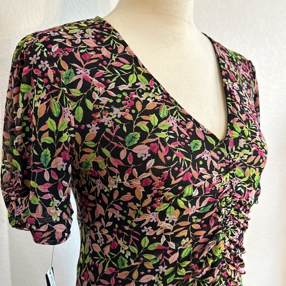 Maggy London V-Neck Reversible A-line Mesh Multi Occasion Dress Size Small NWT - Picture 9 of 16